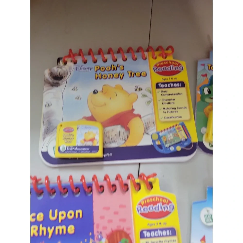 6pc LeapFrog My First LeapPad Flip Books & Cartridges for Preschool Learning lot